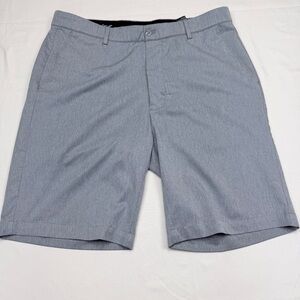 Greg Norman Collection Light Gray Flat Front Shorts